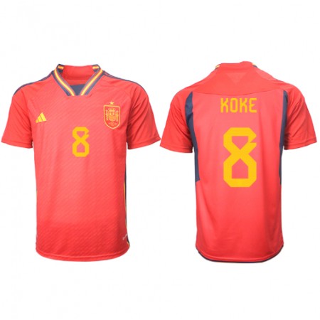 Goedkope Spanje Koke 8 Thuisshirt World Cup 2022 Goedkope Spanje Koke 8 Thuisshirt World Cup 2022